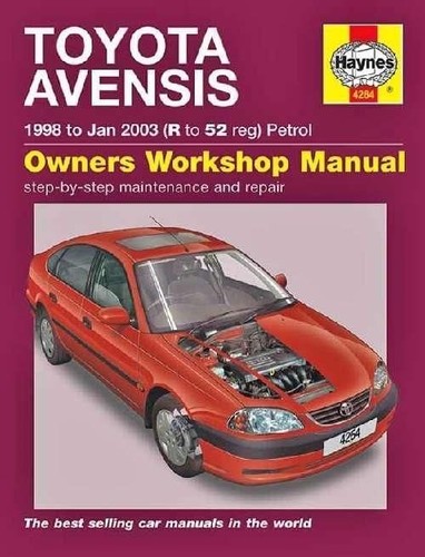Toyota avensis petrol service - toyota,