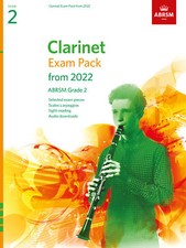 CLARINET EXAM PACK from 2022 Grade 2 COMPLETE AB*