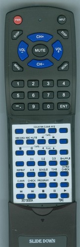 Replacement remote for - for, teac
