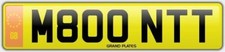 MONTY MONT NUMBER PLATE