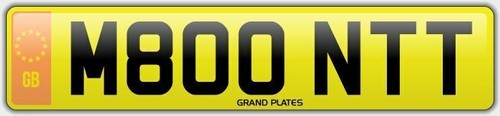 Monty mont number plate - monty,