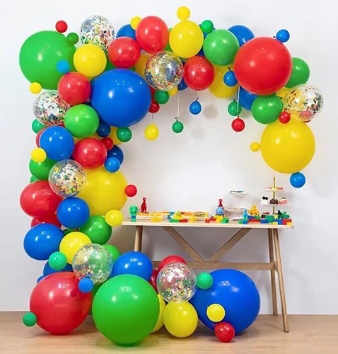Sonic balloon arch decorations - sonic,