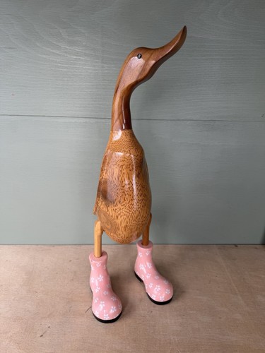 Wooden large duck with - duck,