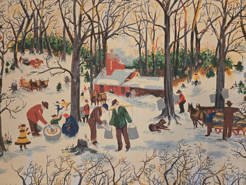 1940s grandma moses snow maple - 1940s,