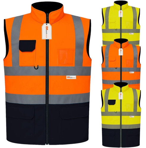 Workwear vis reflective - gm, hi