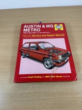 Haynes Austin & MG Metro Car