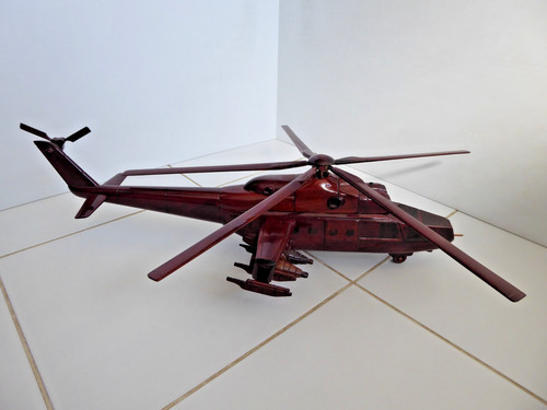 Military wooden helicopter