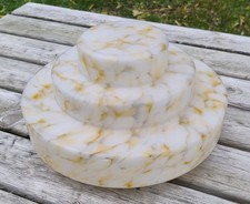 ART DECO STEPPED MARBLED