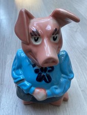 Lady Hilary Natwest Pig Piggy Bank with original stopper