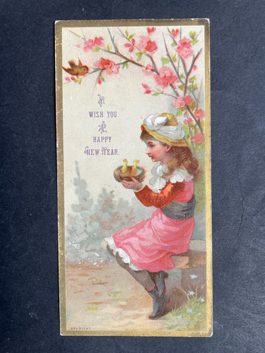 Victorian greeting card new - greeting,