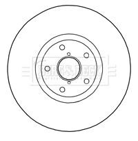 x1 Borg & Beck Front Brake