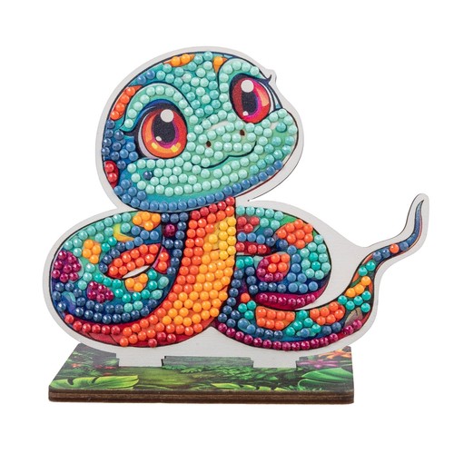 Snake wildlife crystal - -,