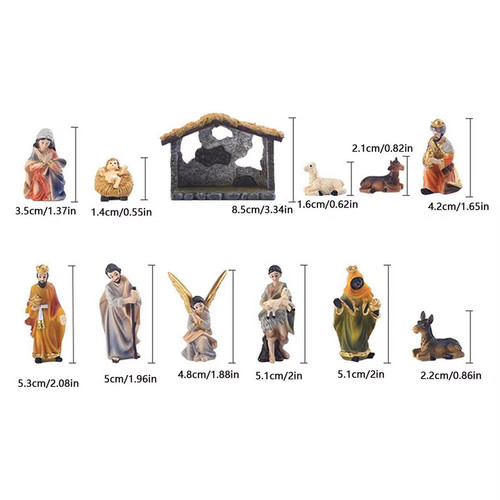 Christmas nativity set - christmas,