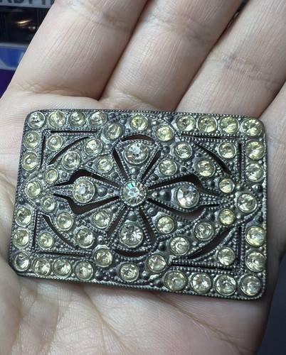 Large art deco silverine - large,