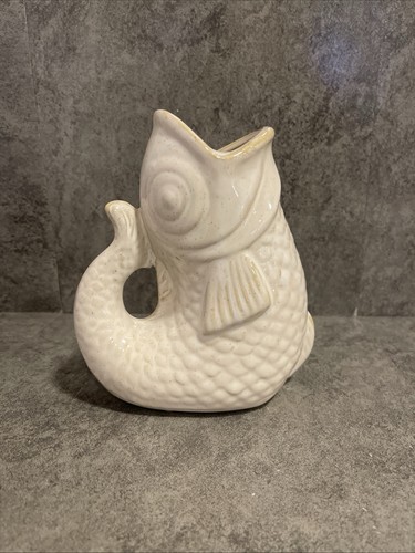 Fish glug jug cream - jug,
