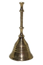 Golden Brass Pooja Hand Bell