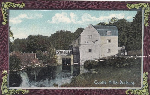 Postcard dorking castle - -, dorking-
