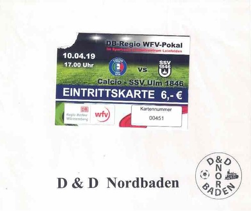 Ticket entrance 19 - ticket, 18/19
