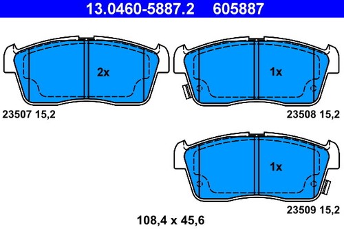 Ate 0460 5887 brake - ate,