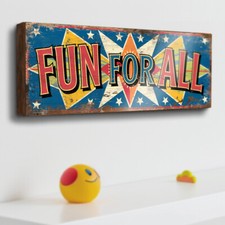 Fun for All Sign Fairground
