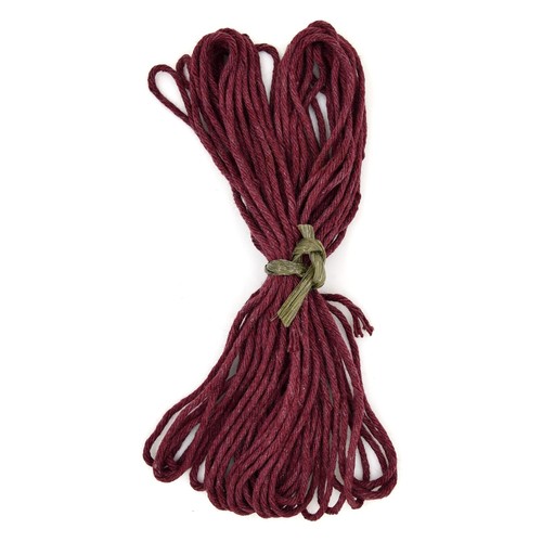 Premium maroon macrame cord - premium,