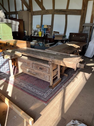 Vintage french workbench - french,