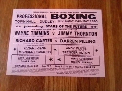 Boxing handbill - boxing,