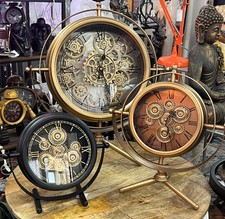 Black and Gold Clock with