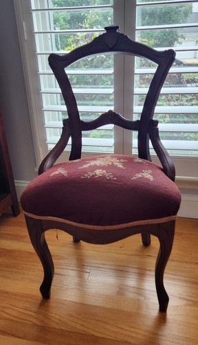 Antique victorian balloon back - victorian,