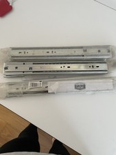 3x 350mm Soft Close Full Extension Ball Bearing Draw Slides 