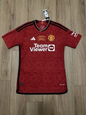 Adidas Manchester United 2023/24 Player Issue FA Cup Final Home Shirt, Garnacho 