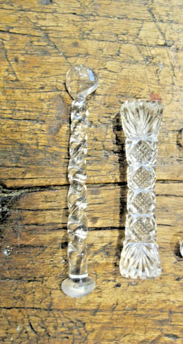 Antique glass knife - , 2