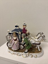 Porcelain Spill Vase Carriage