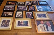  16 x Autographed Framed Signed Photo Prints Movie TV Film Collection Celebrity.