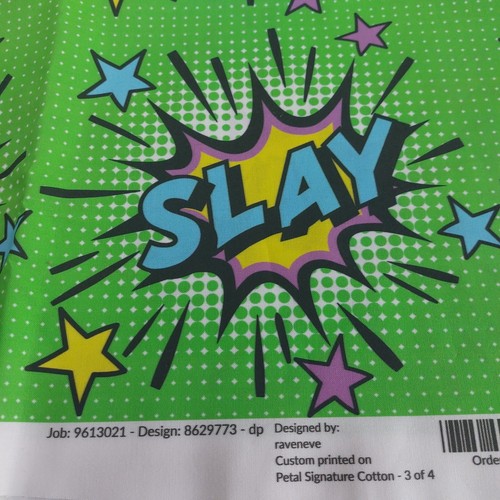 Slay screen printed pop art - slay,
