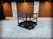 4Ft x 4Ft Forklift Man-lift Safety Basket (Telescopic Handler Cradle Cage)