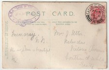 1904 1d RATE RMS LORD OF THE