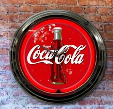 Enjoy Coca Cola red neon wall