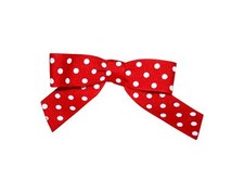 Grosgrain Dot Twist Tie Bows -