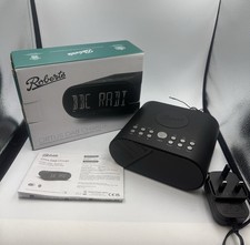 Roberts Ortus DAB Charge Alarm Clock Radio - Black