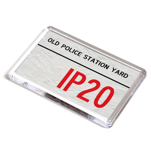 Fridge magnet old police - fridge,