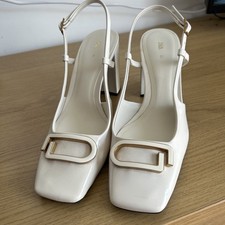 Ladies Sling Back Heeled Shoes