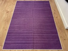 Melange Solid Plum Rug 150x215