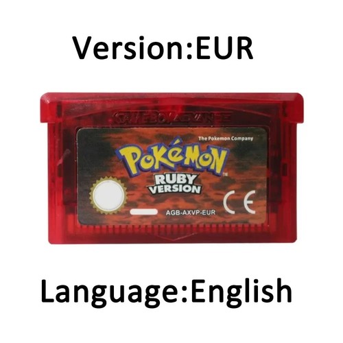 Game card ruby - game, fire