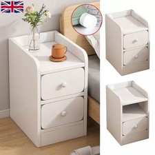 2 Drawer White  Bedside