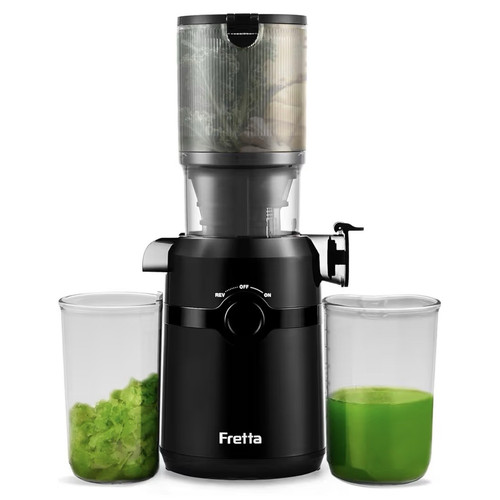 Fretta slow juicer - 200w, black