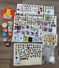 304  Joblot Pin Badges Mostly