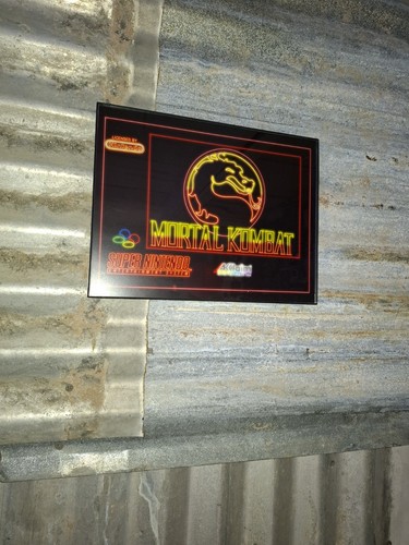 Neon mortal kombat retro - kombat, super