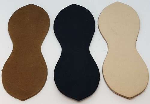 Natural black brown leather - natural,