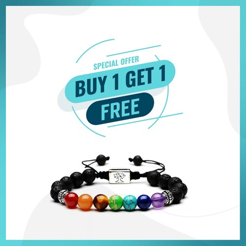 Chakra crystal lava stones - crystal,